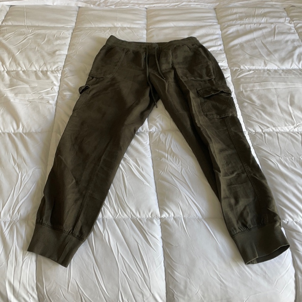 Aritzia Women’s Dark Olive Cargo Joggers
